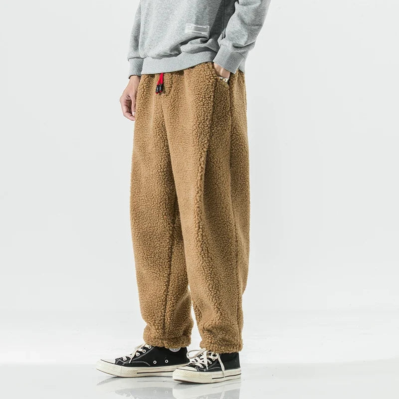Men's Sweatpants with Drawstring and Pockets