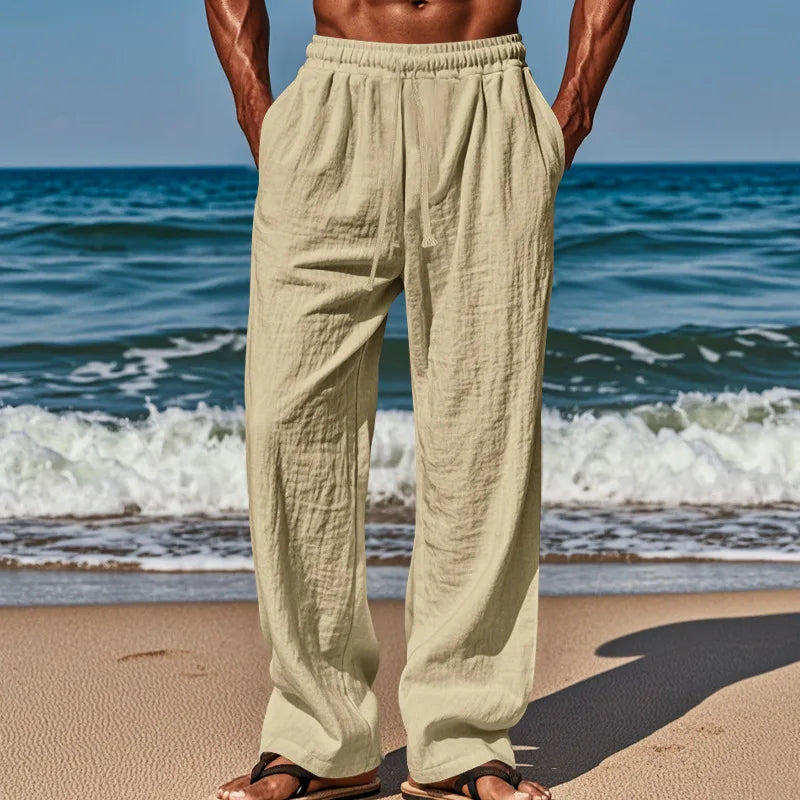 Zairre | Relaxed Beach Pants with Drawstring