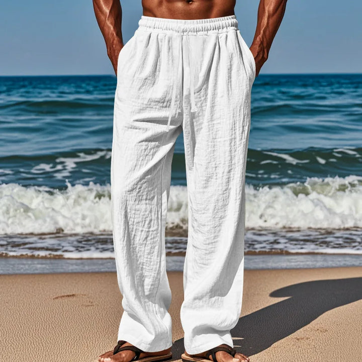 Zane | Relaxed Beach Pants with Drawstring