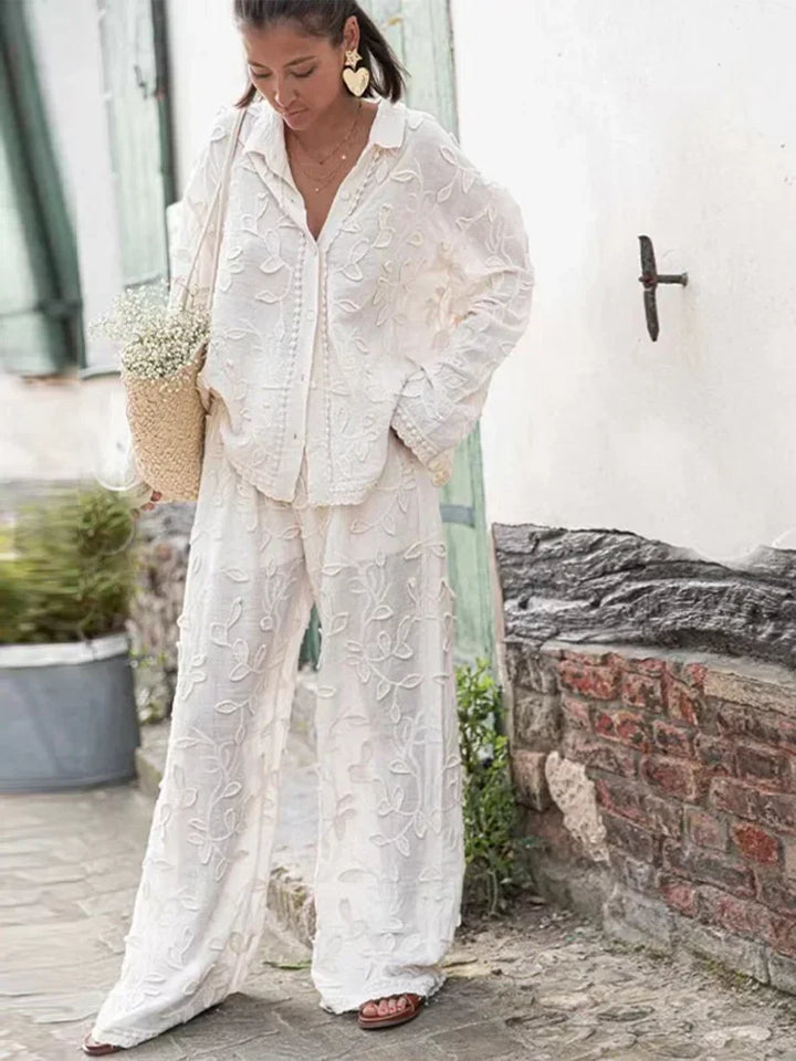 Gracelyn | Women's Relaxed Floral Elegant Casual Set