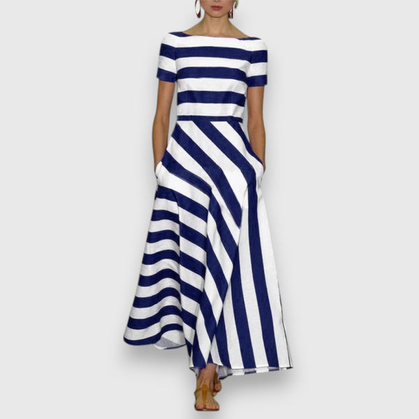 Lorie™ – Sophisticated Striped Dress