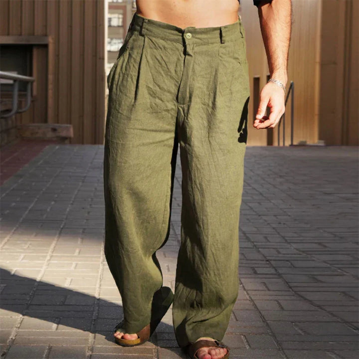 Malik | Men's Relaxed Wide-Leg Pants