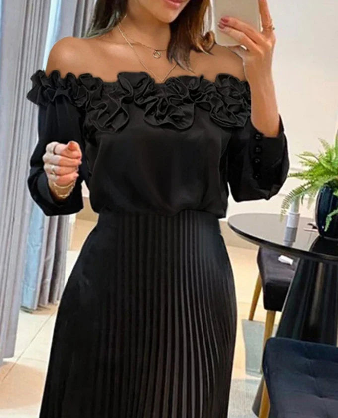Carina | Stunning Off-Shoulder Maxi Dress
