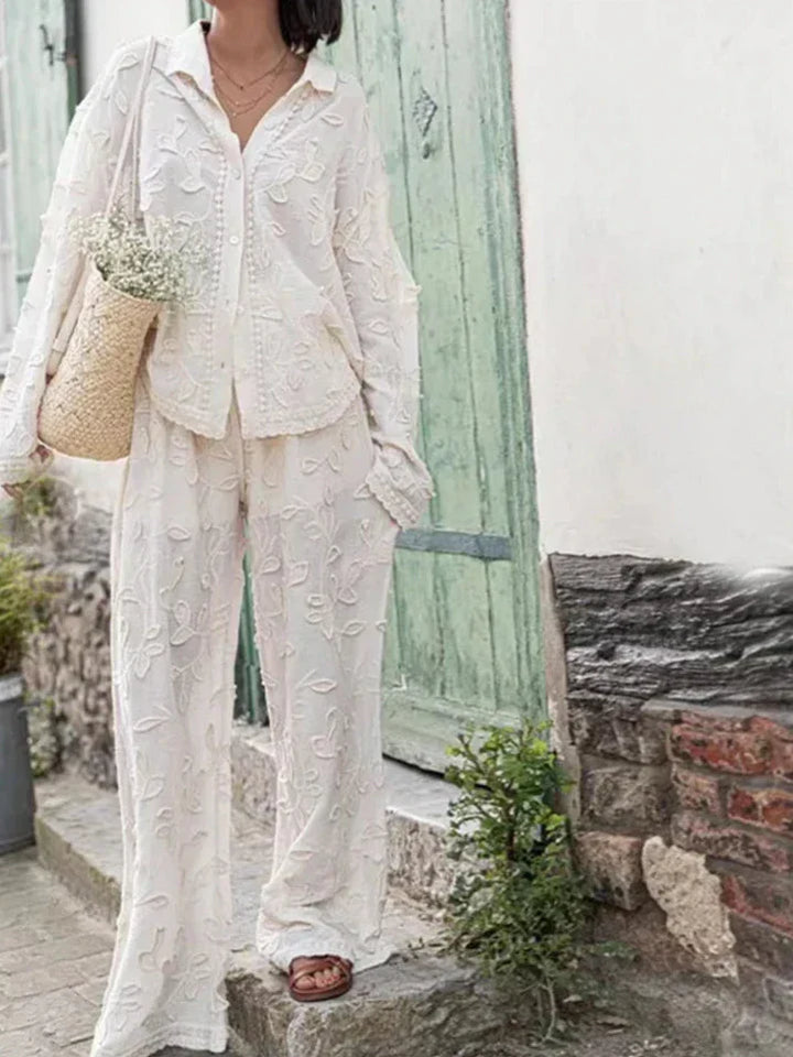 Gracelyn | Women's Relaxed Floral Elegant Casual Set