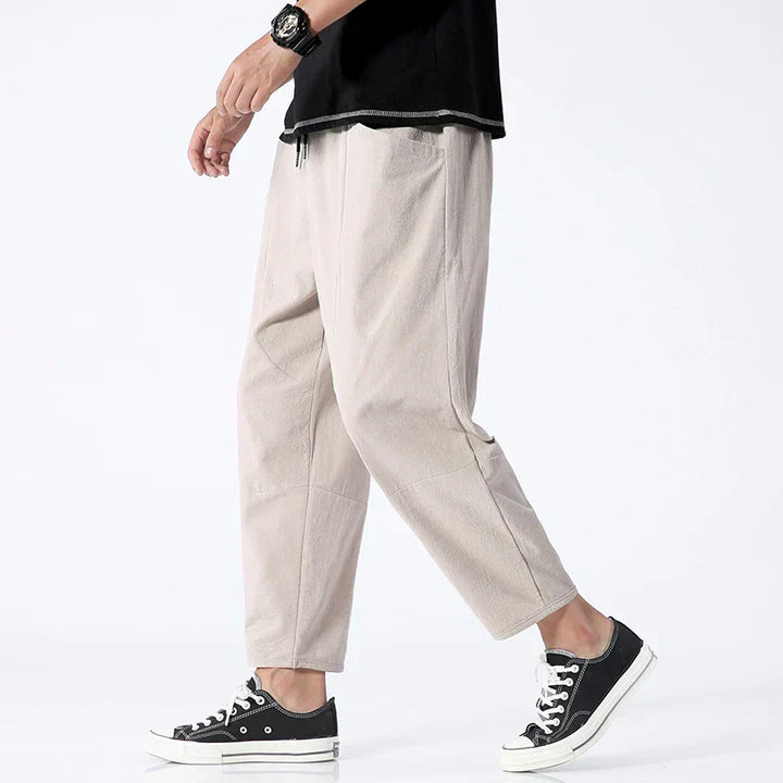 Kyoto | Cropped Pants with Drawstring