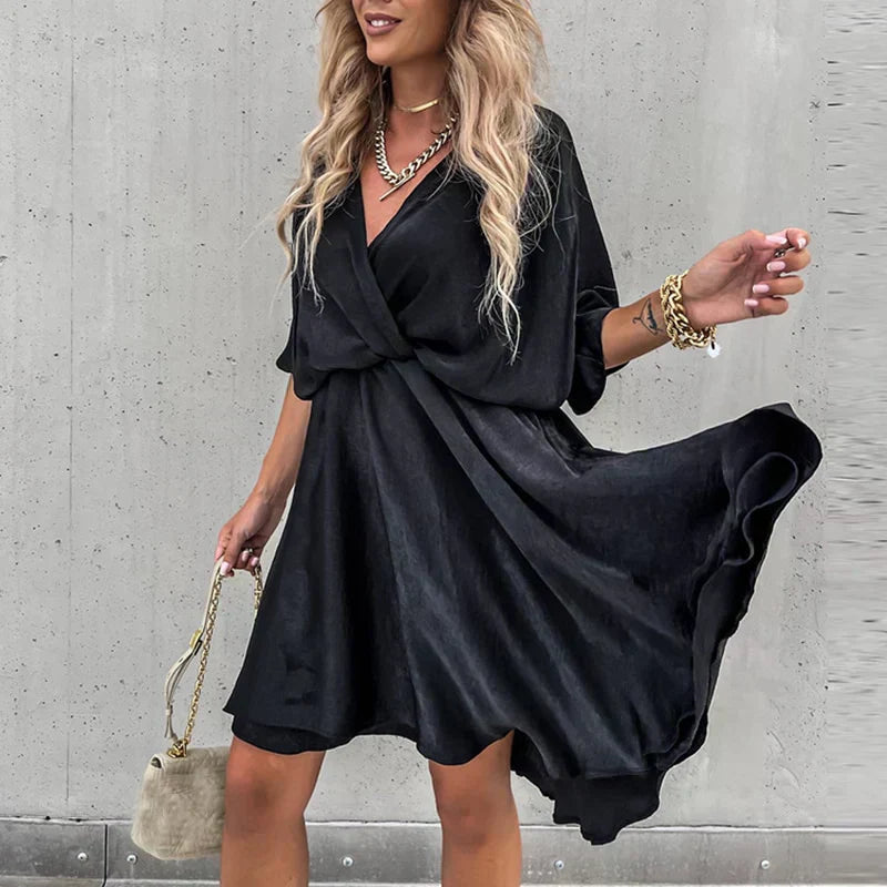 Lennon | Women's Chic Summer High Waist Mini Dress