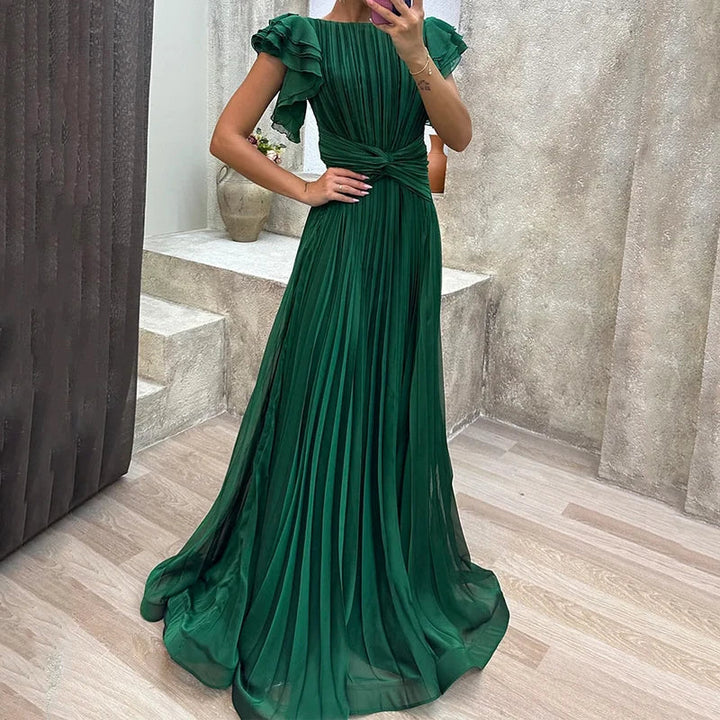 Abigail™ | Elegant Pleated Evening Gown