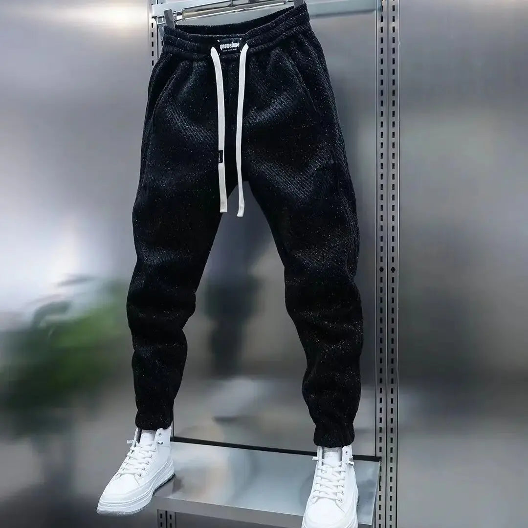 Jackson | Men's Patterned Comfort Pants with Drawstring