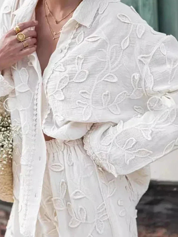 Gracelyn | Women's Relaxed Floral Elegant Casual Set