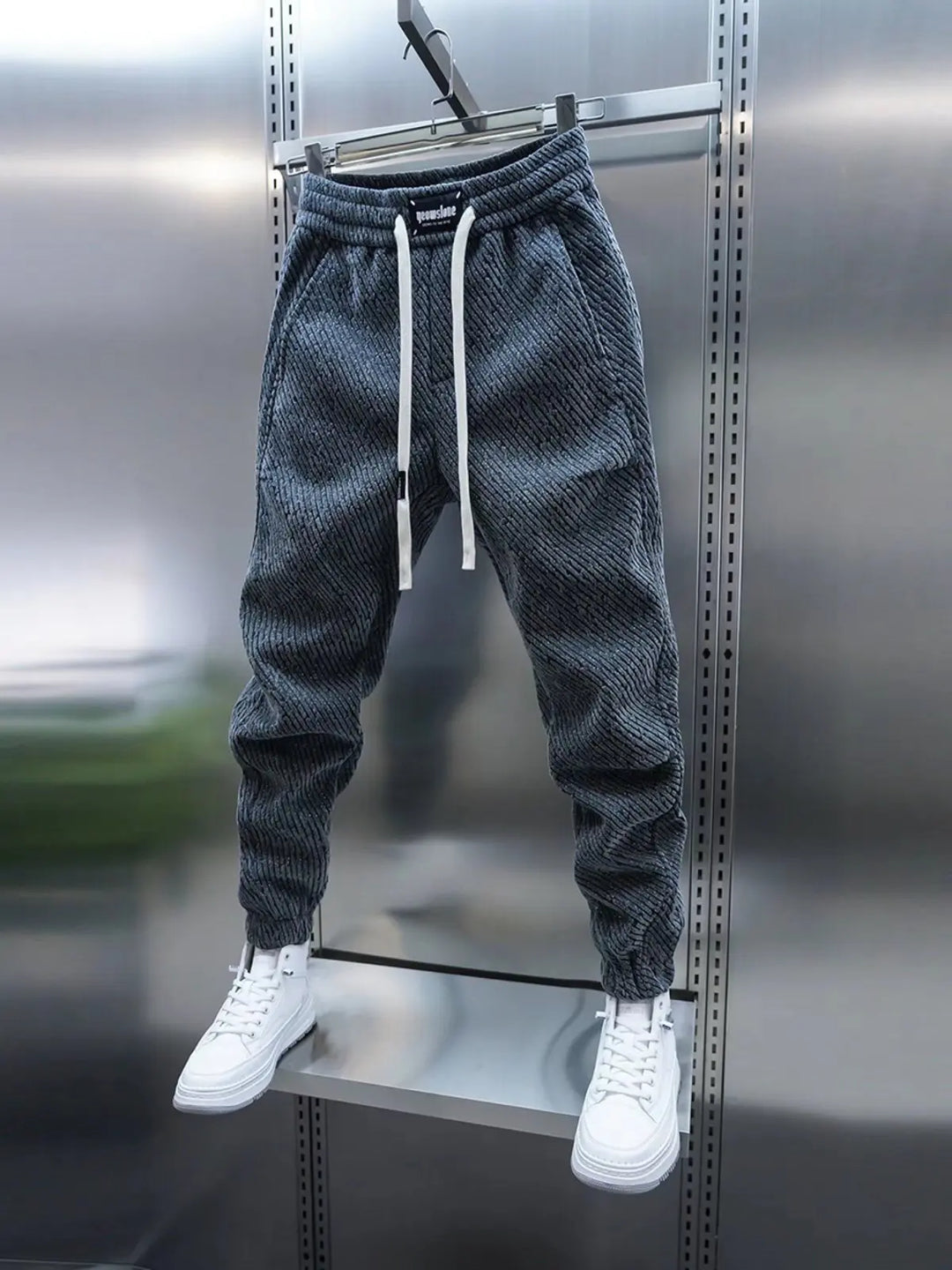 Jackson | Men's Patterned Comfort Pants with Drawstring