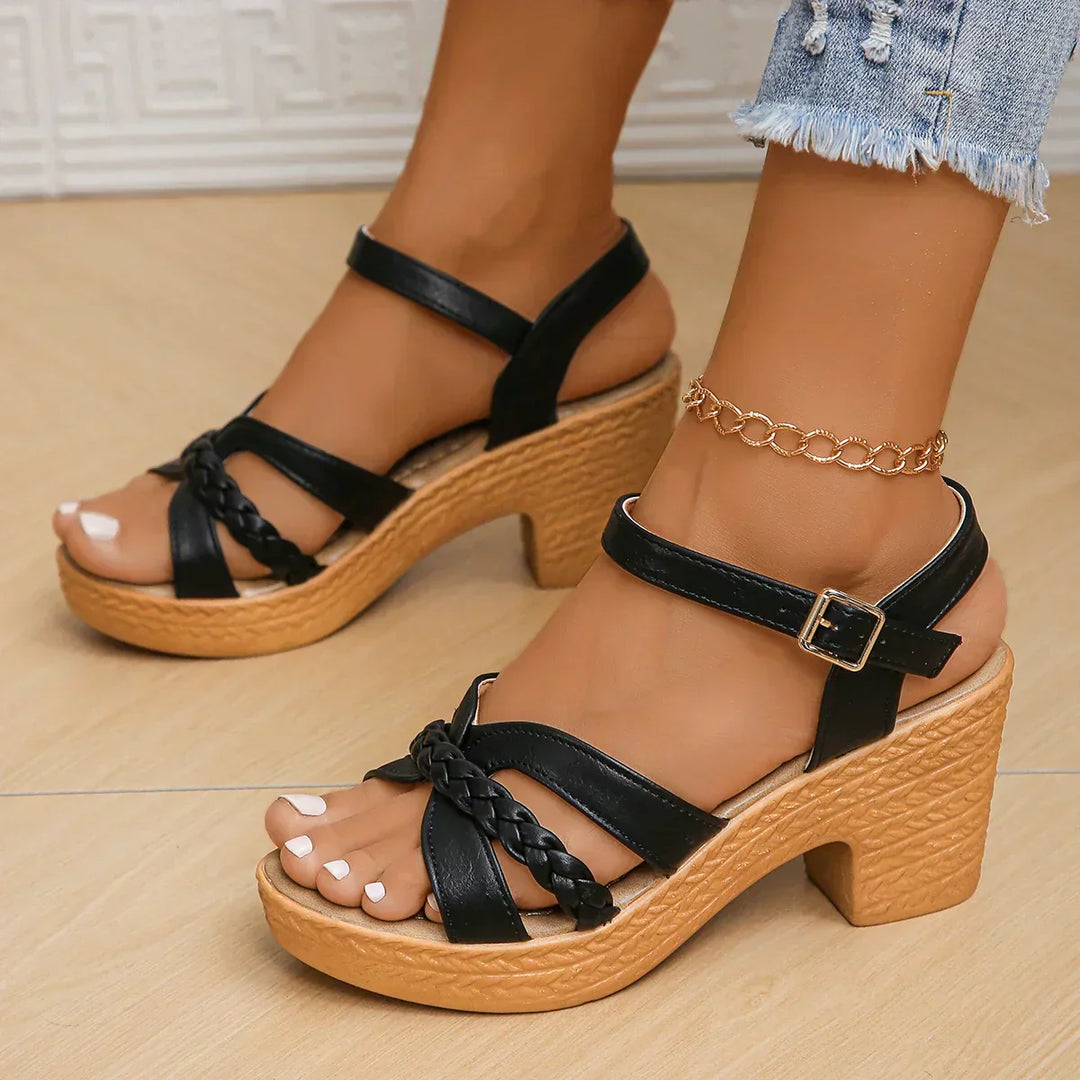 Gianna | Women's Classic Sandals with Mid-Heel