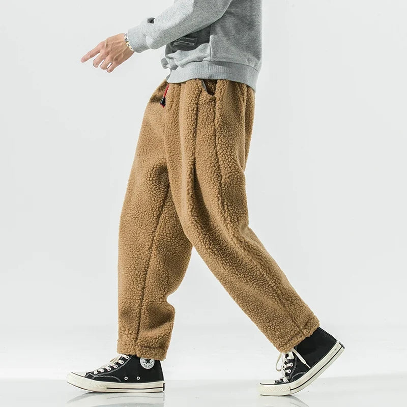 Men's Sweatpants with Drawstring and Pockets
