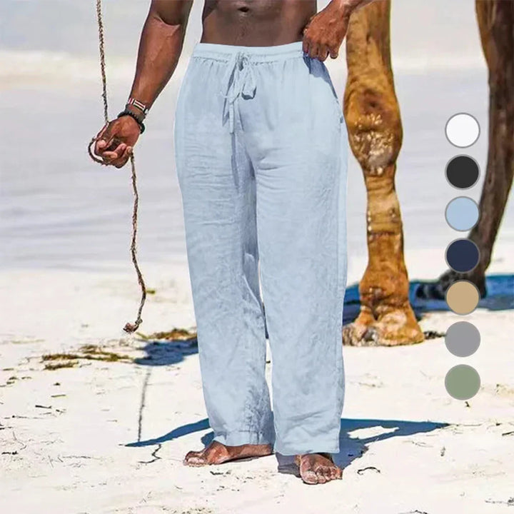Jamal | Men's Coastal Pants with Drawstring