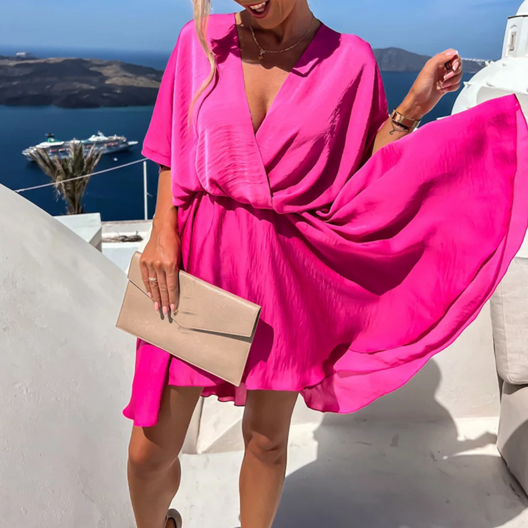Lennon | Women's Chic Summer High Waist Mini Dress