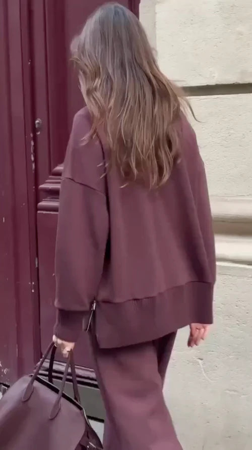 Merryn | Women's Oversized Long Sleeve Elegance and Comfort