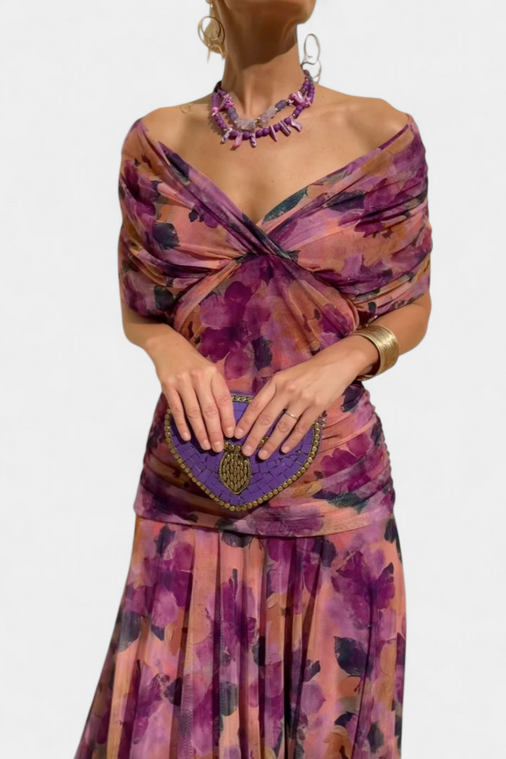 Lisa | Women's Off-the-Shoulder Elegant Maxi Dress