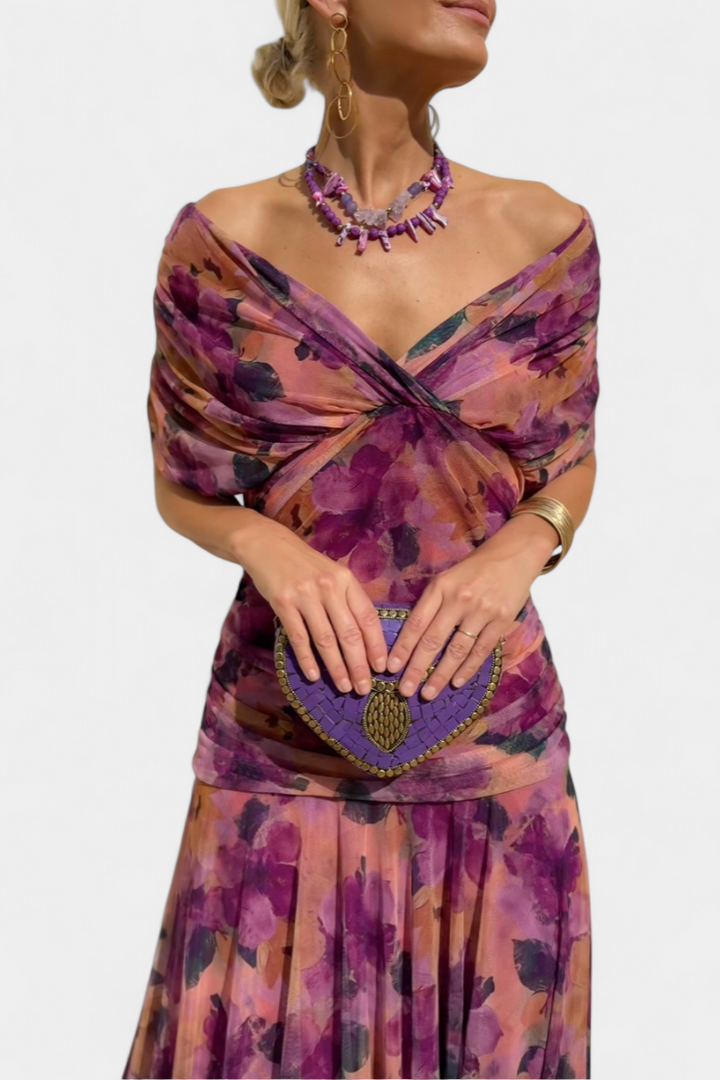 Lisa | Women's Off-the-Shoulder Elegant Maxi Dress