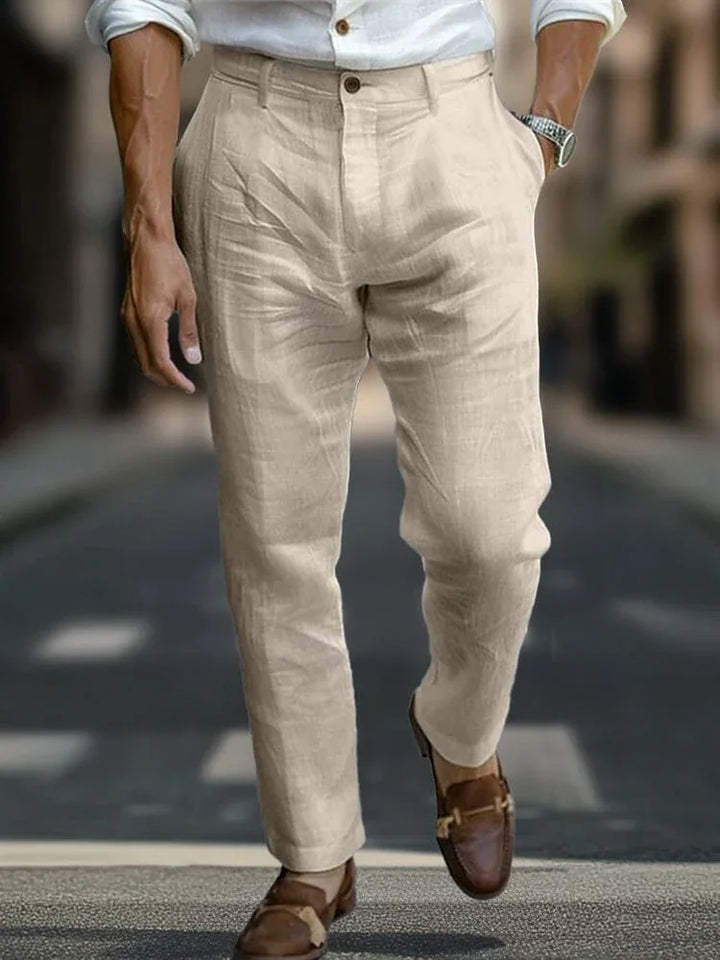 Alaric | Men's Tailored Pants with Buttons