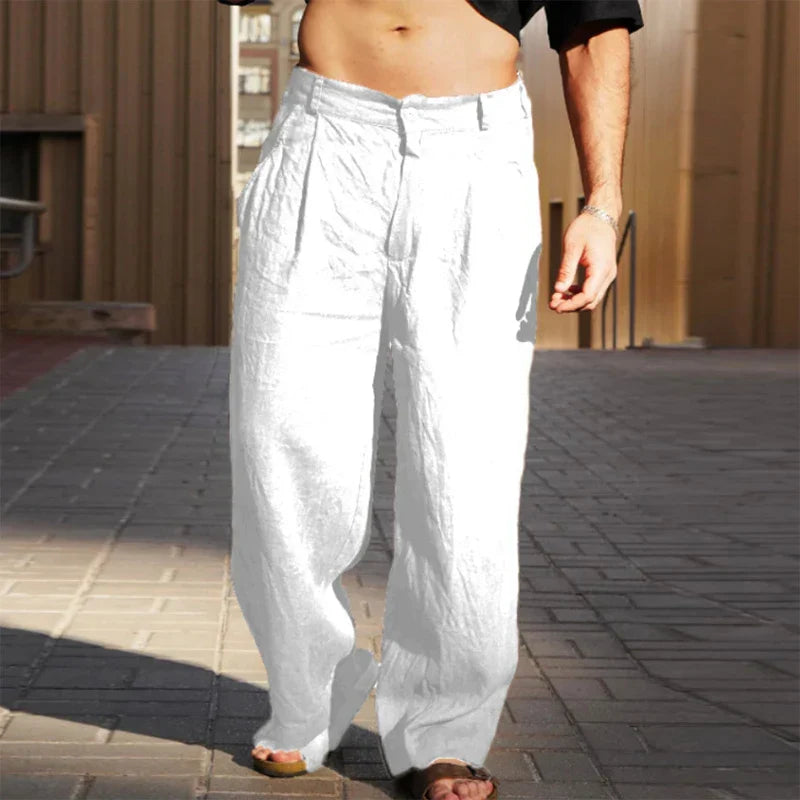 Malik | Men's Relaxed Wide-Leg Pants