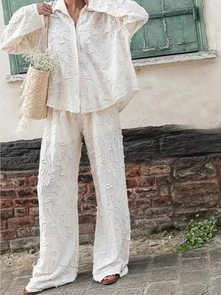 Gracelyn | Women's Relaxed Floral Elegant Casual Set