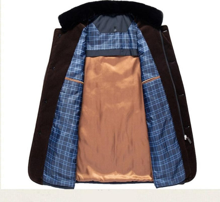 Michele | Men's Winter Jacket with Stand-Up Collar