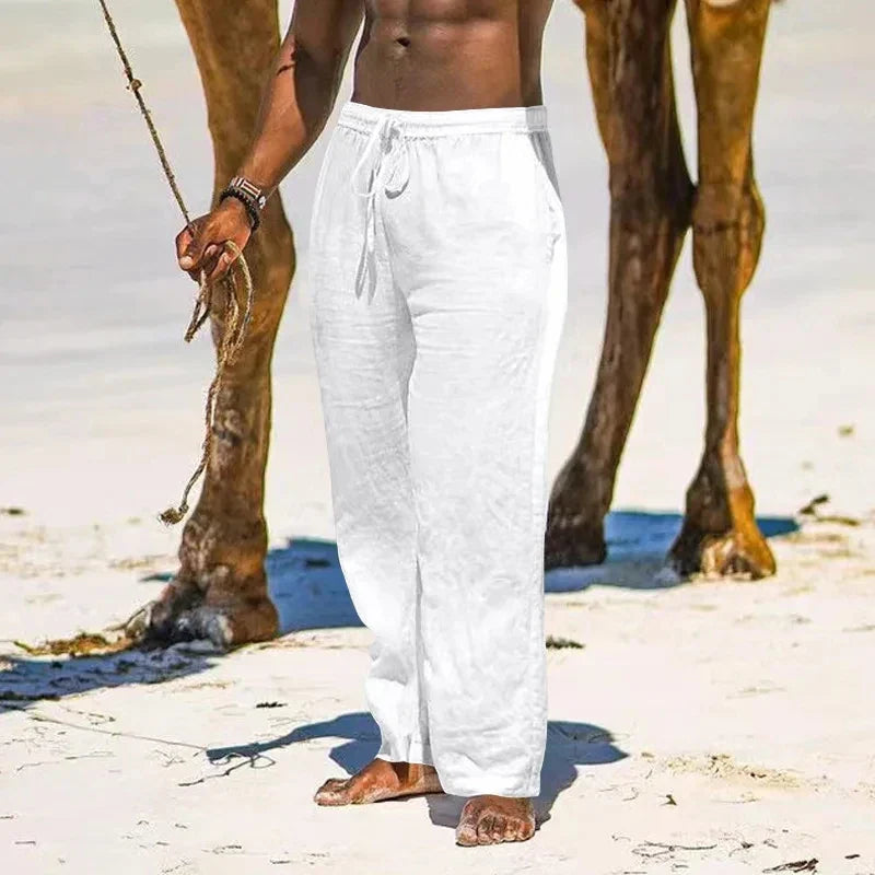 Jamal | Men's Coastal Pants with Drawstring