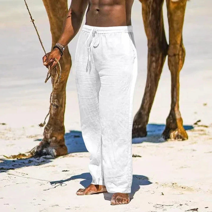 Jamal | Men's Coastal Pants with Drawstring