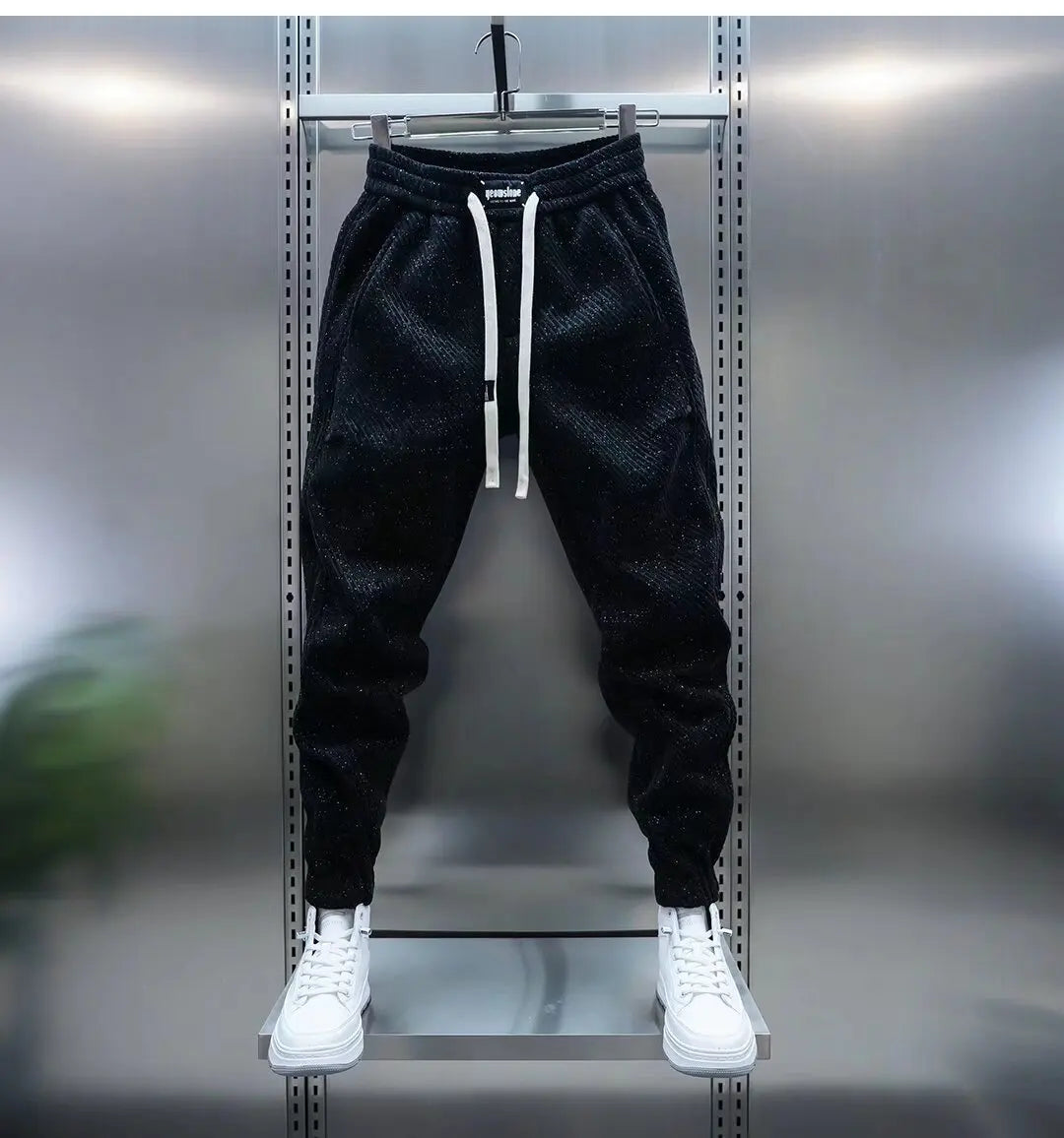Jackson | Men's Patterned Comfort Pants with Drawstring