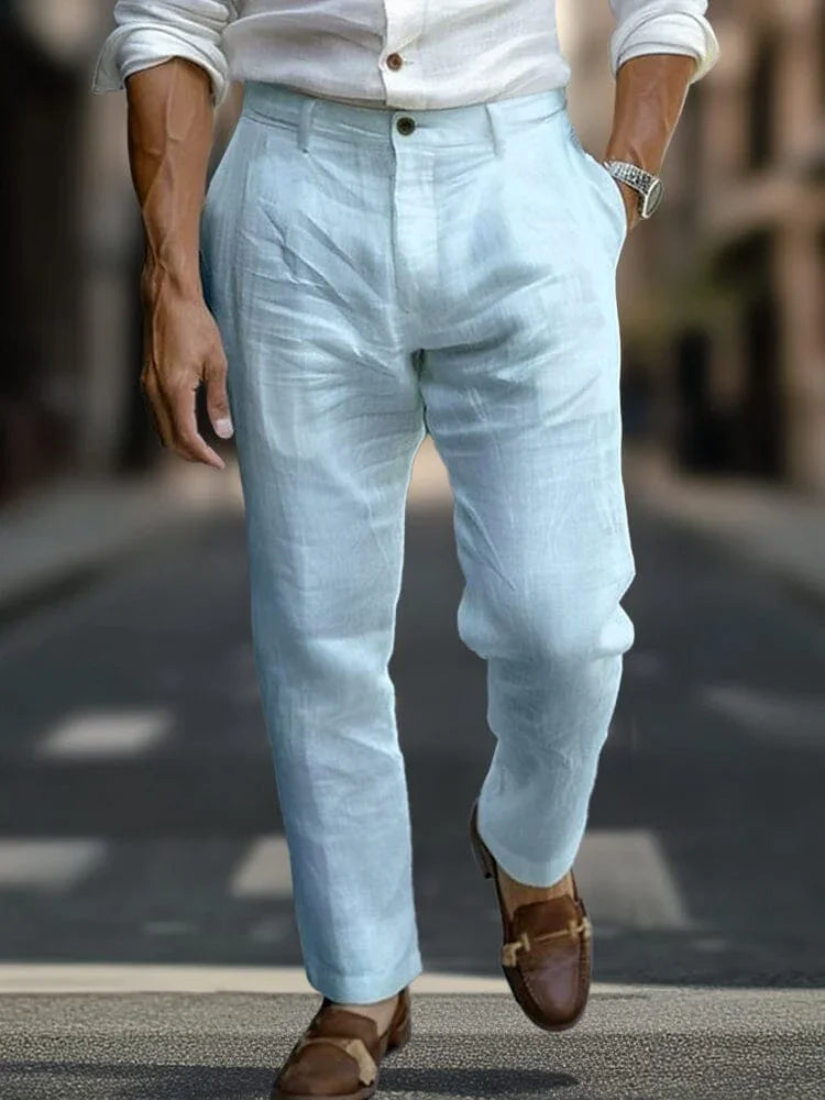 Alaric | Men's Tailored Pants with Buttons
