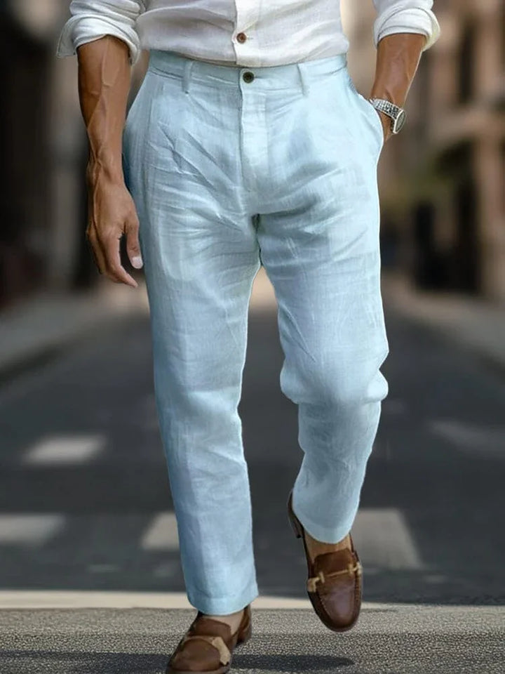 Alaric | Men's Tailored Pants with Buttons