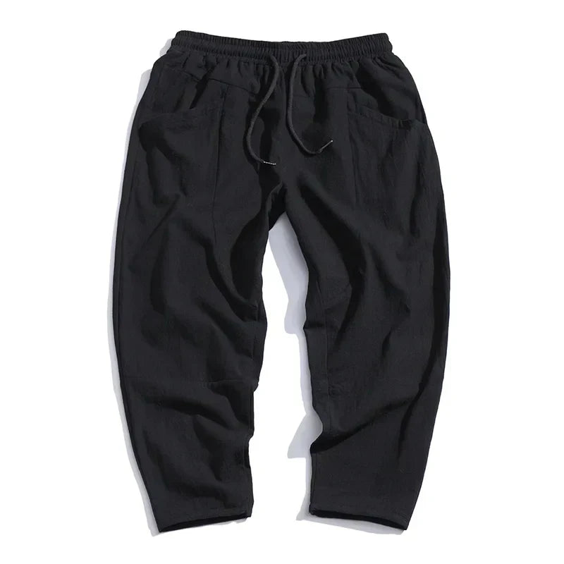Kyoto | Cropped Pants with Drawstring