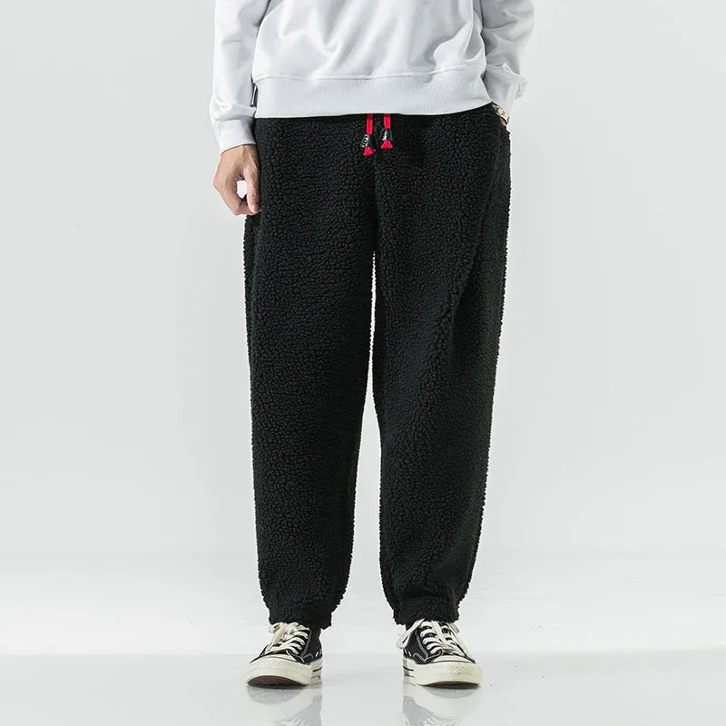 Men's Sweatpants with Drawstring and Pockets