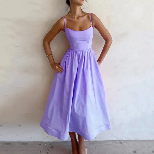 Delaney | Women's Mini Waist-Fitted Flare Dress