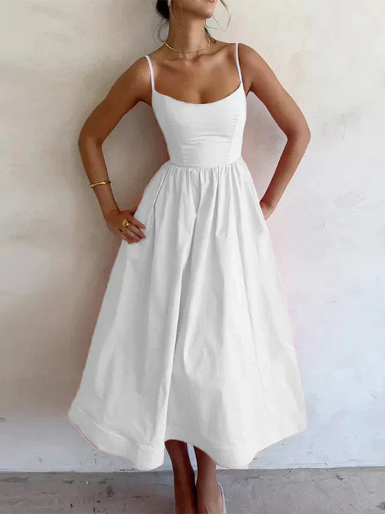 Delaney | Women's Mini Waist-Fitted Flare Dress