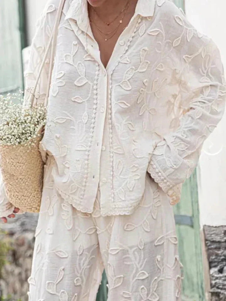Gracelyn | Women's Relaxed Floral Elegant Casual Set
