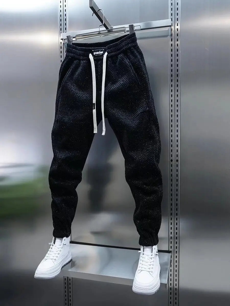 Jackson | Men's Patterned Comfort Pants with Drawstring