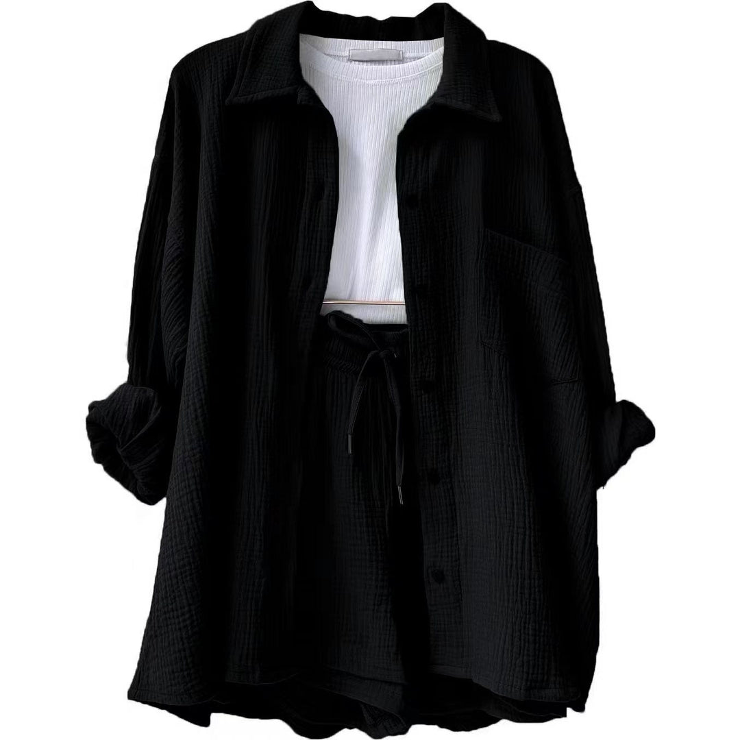 Kalista | Women's Relaxed Two-Piece Set with Buttons