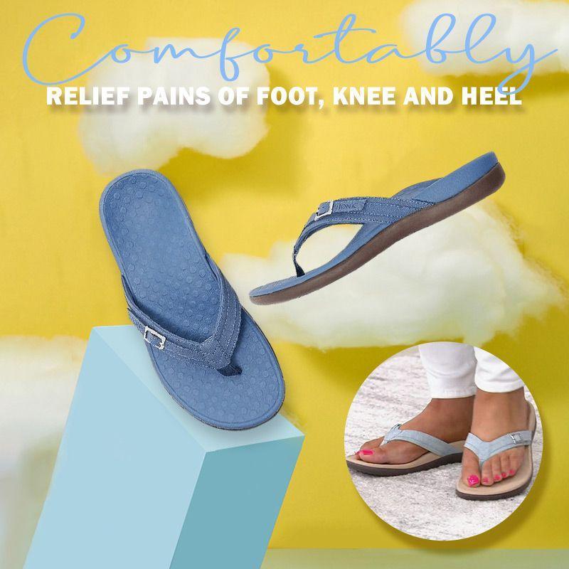 Orthopedic Arch Support Flip Flops for Women