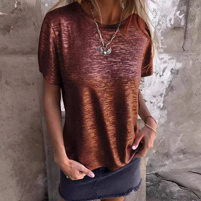 Alicia® Shimmering Metallic Top
