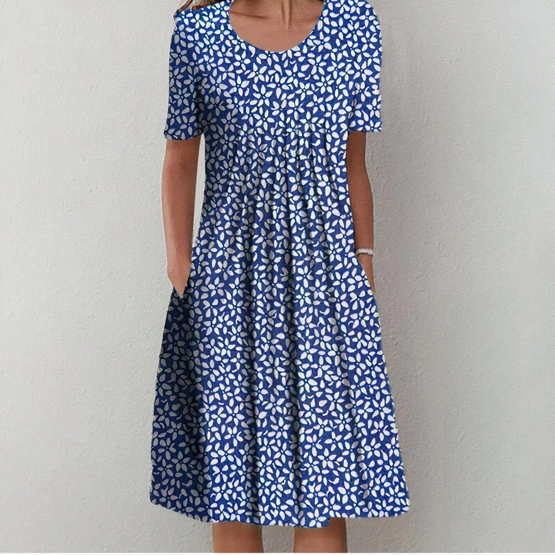 Leilani | Women's Relaxed Mini Summer Bloom Ruffle Party Dress