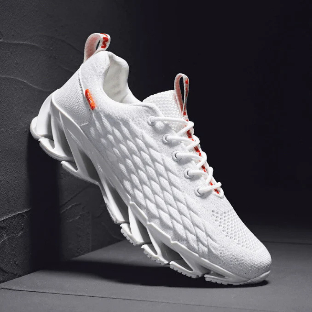 Men's Running Sneakers with Lace-Up Closure