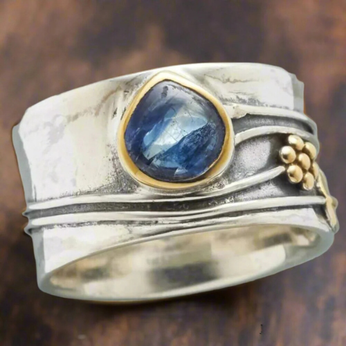 Manuela - Bohemian Meditation Ring made of Gemstone