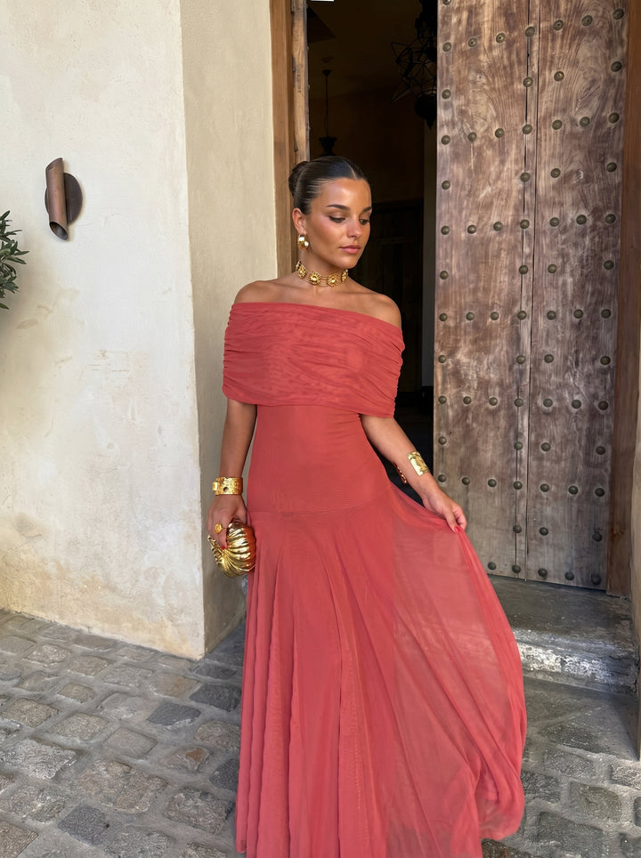 Toledo | Women's Off-Shoulder Maxi Dress