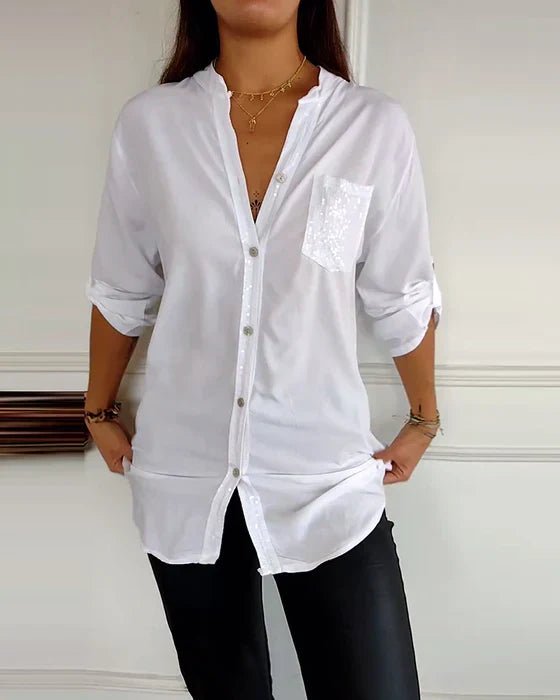Elaine™ | Chic Glamour Top