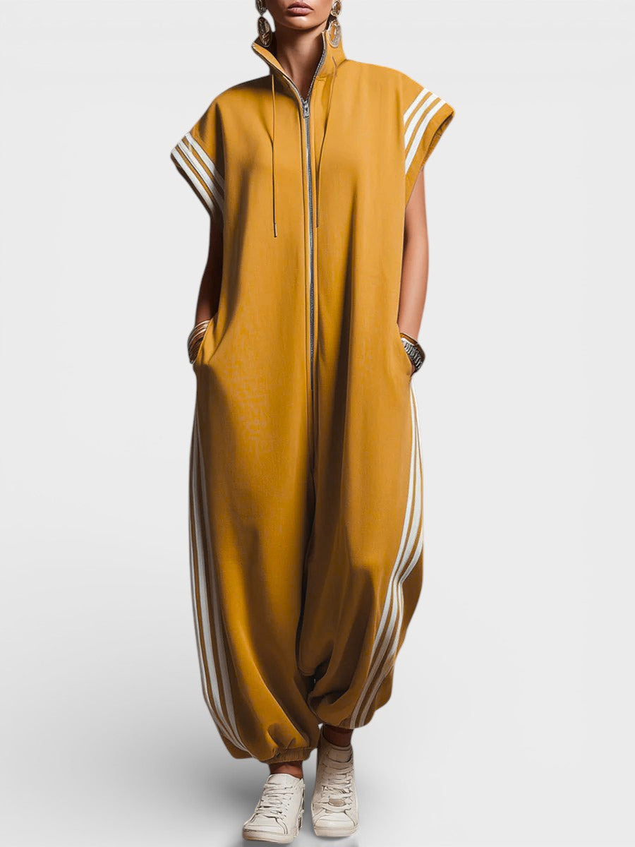 Valentina | Zippered Neck Jumpsuit
