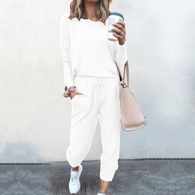Eva | Women's Long Sleeve Lounge Set with Drawstring