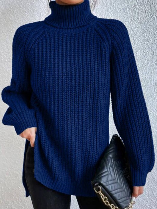 Sophia | Women's Long Sleeve Turtleneck Sweater