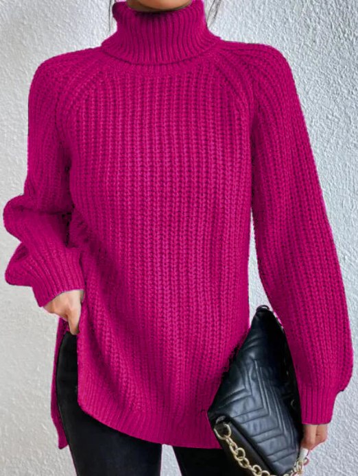 Sophia | Women's Long Sleeve Turtleneck Sweater