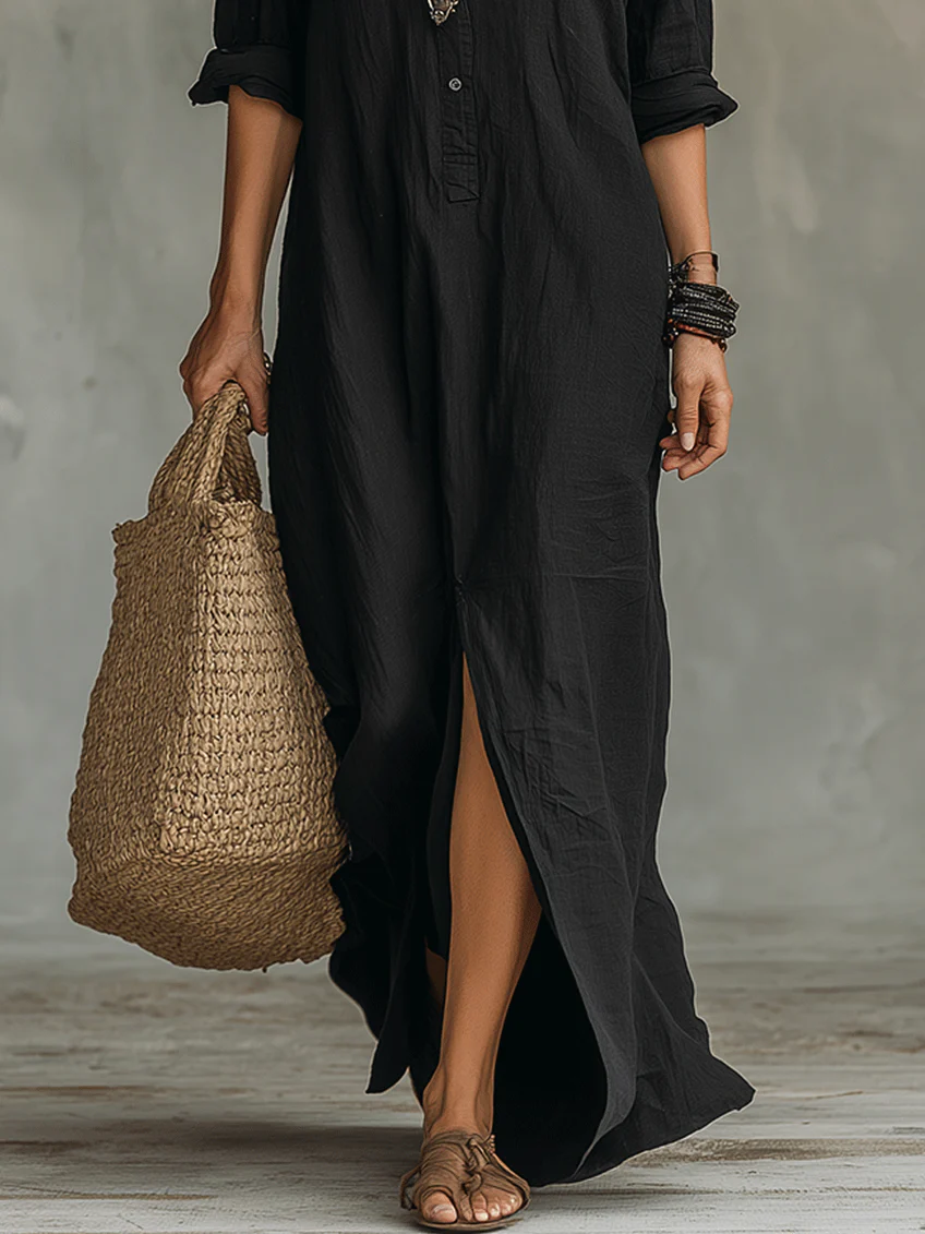 WILLOW | Effortless Maxi Dress with Flattering Cut for Versatile Everyday Looks