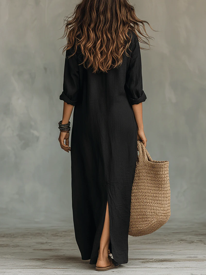 WILLOW | Effortless Maxi Dress with Flattering Cut for Versatile Everyday Looks